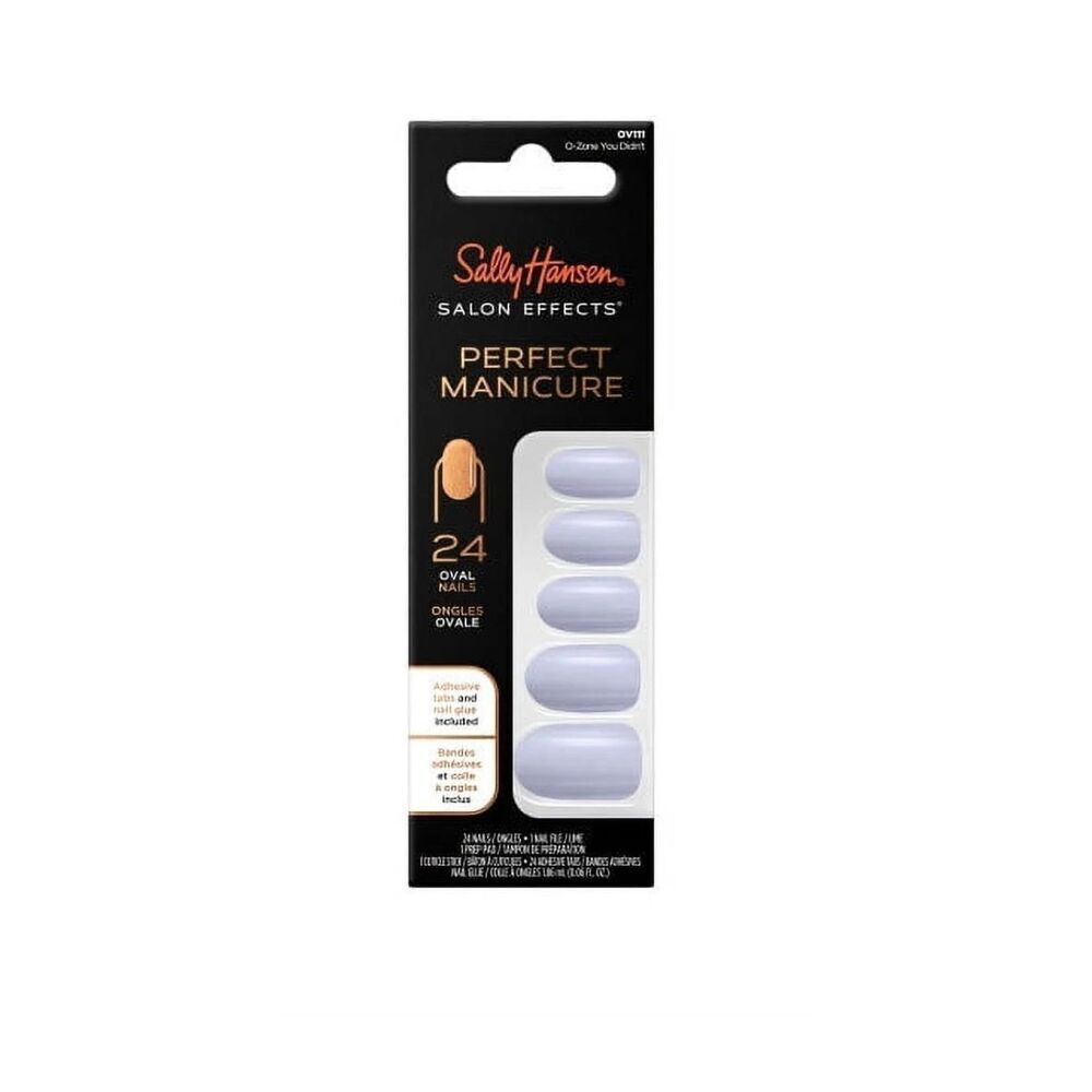 Sally Hansen Salon Manicure 24 Press on Nails With Glue O Zone You Didn’t Oval P